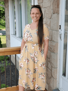 Marigold Floral Dress