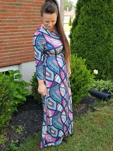 *Clearance - Fun Print Maxi Dress