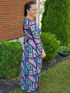 *Clearance - Fun Print Maxi Dress