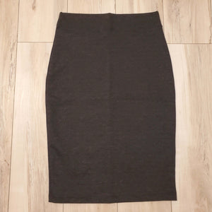 Charcoal Gray Pencil Skirt - 27 Inch