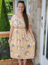 Load image into Gallery viewer, Marigold Floral Dress