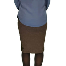 Load image into Gallery viewer, Charcoal Gray Pencil Skirt - 27 Inch