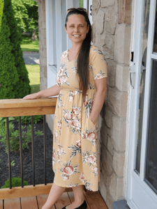 Marigold Floral Dress